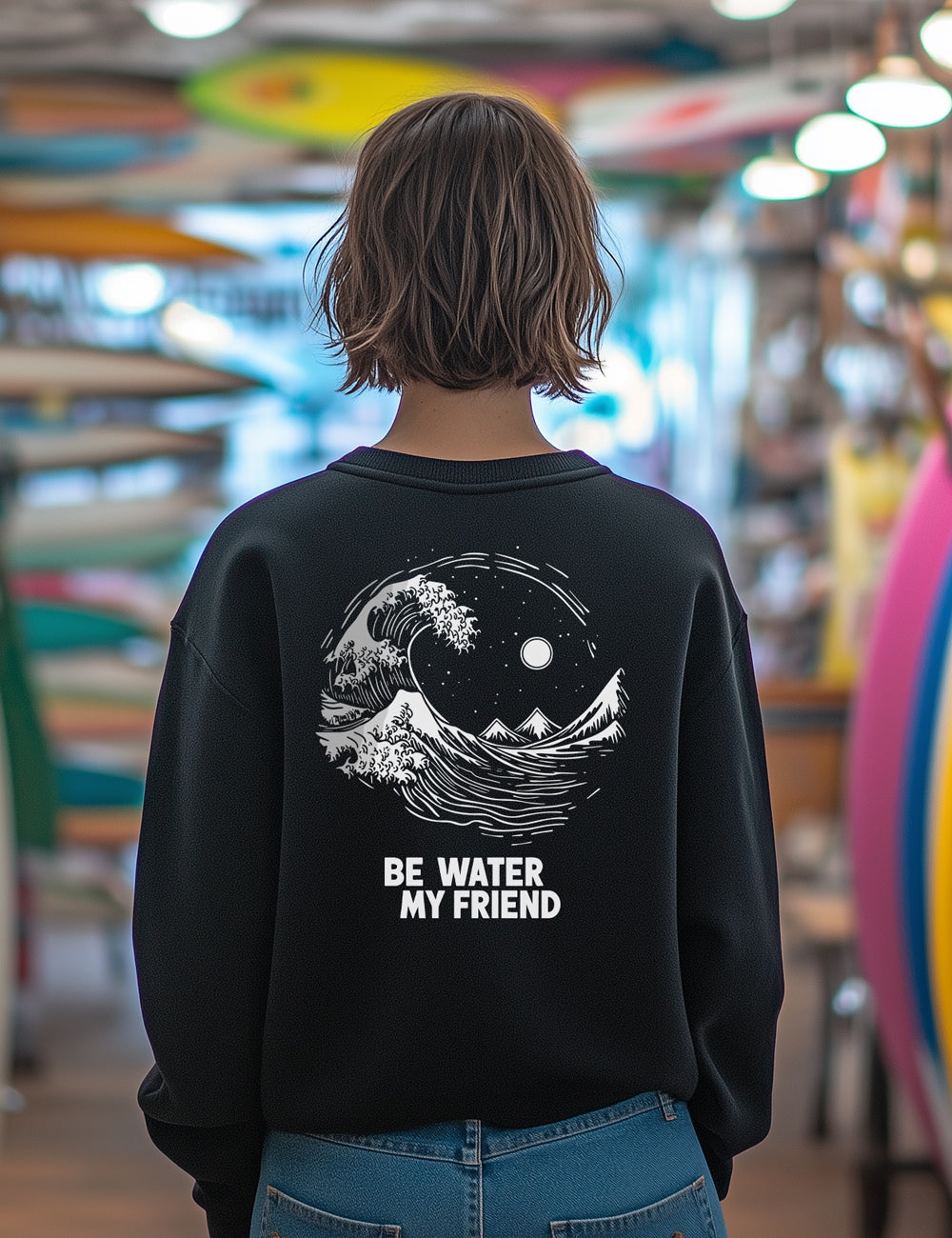 Sudadera Be water my friend. L10s
