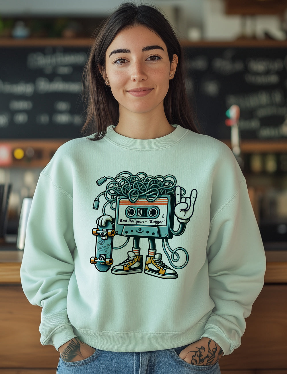 Sudadera Bad Religion skateboard. L84S