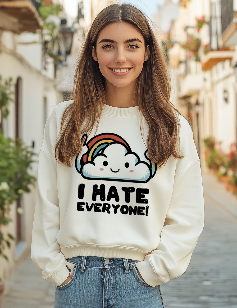 Sudadera I hate every one. L38s