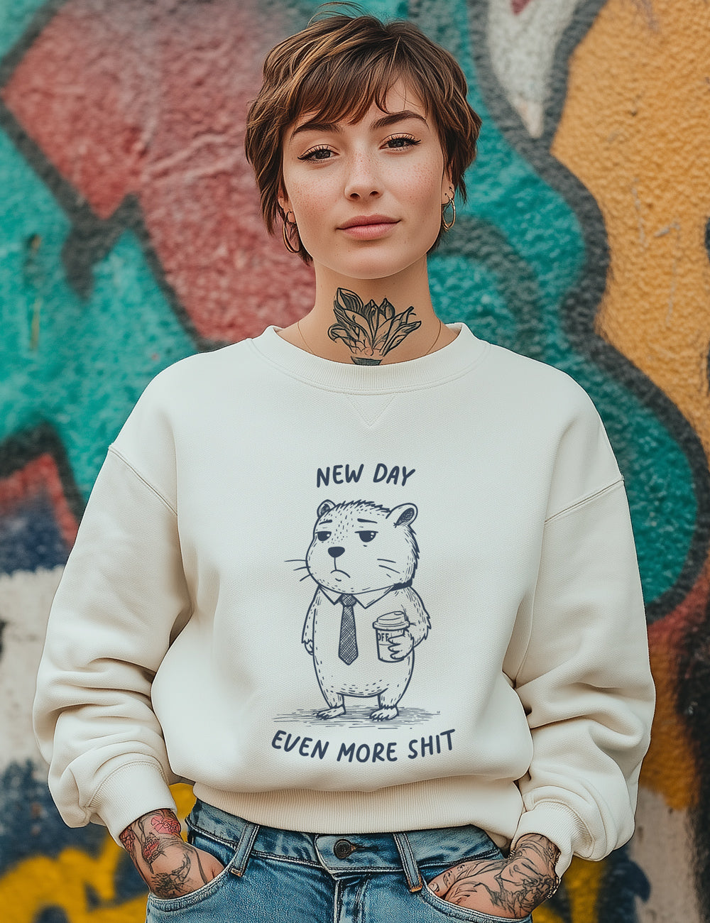 Sudadera New day. L2s