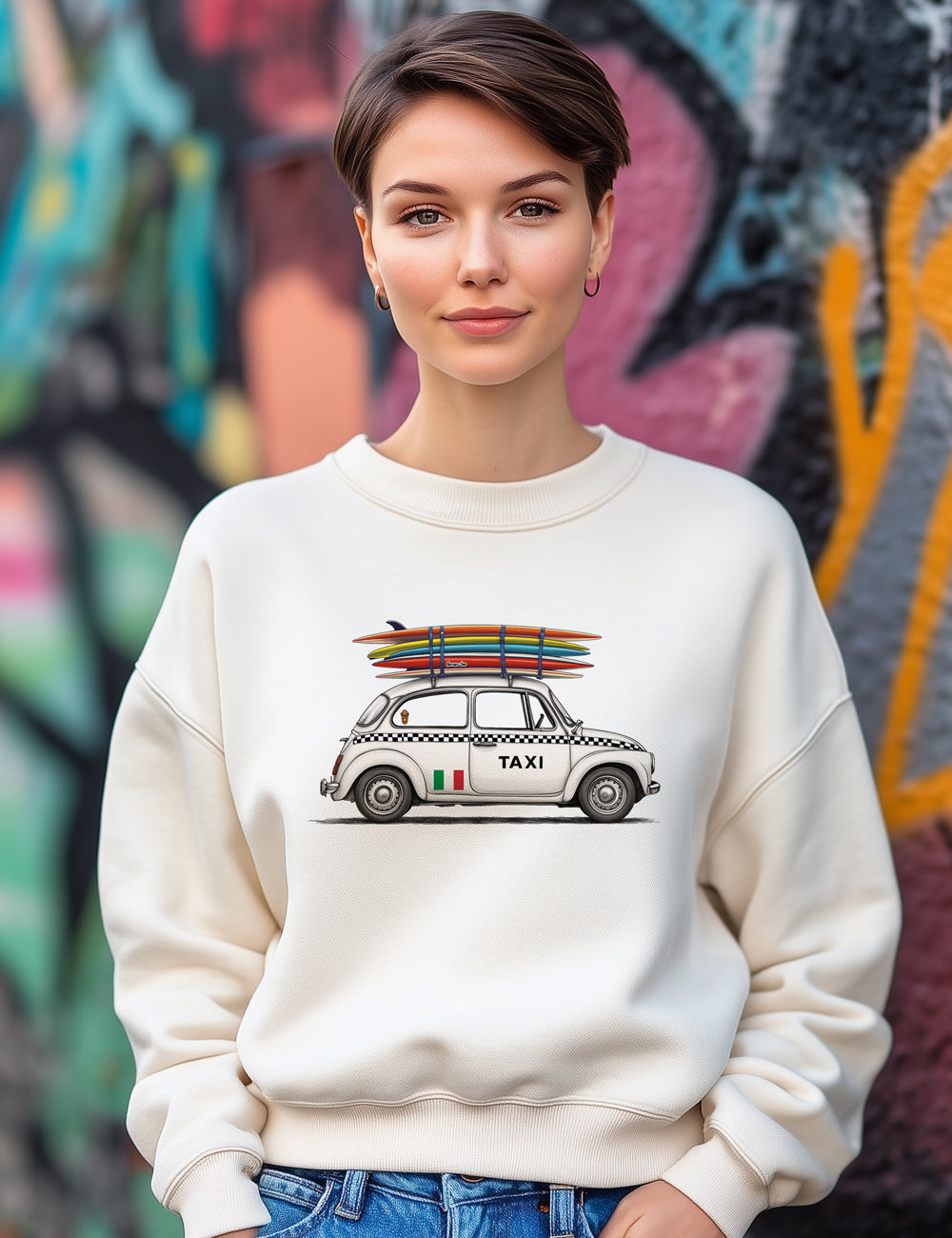 Sudadera Surfing in roma. L3s