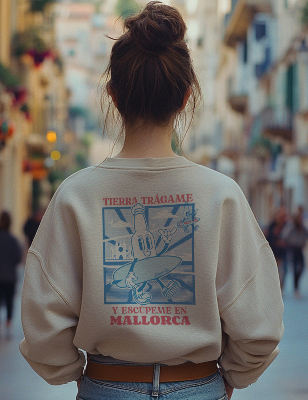 Sudadera Tierra Trágame y escúpeme en Mallorca. L 316