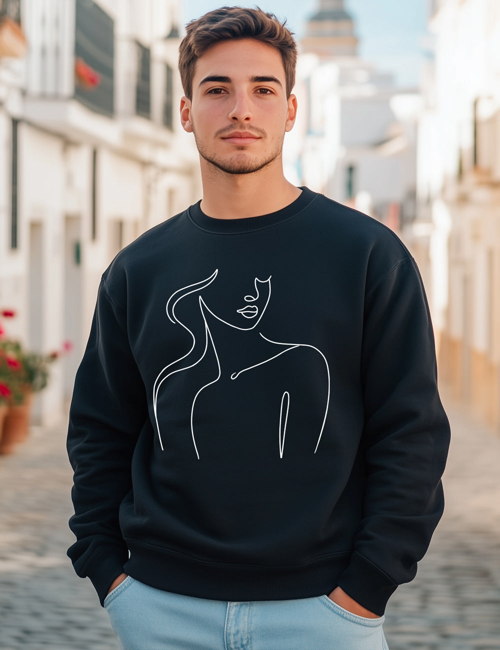 Sudadera Woman art line L39s
