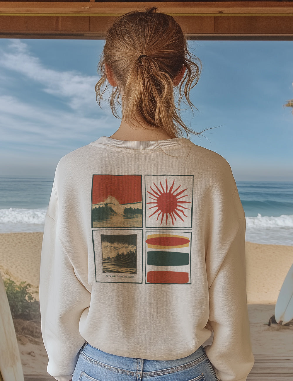 Sudadera Only a surfer. L31s