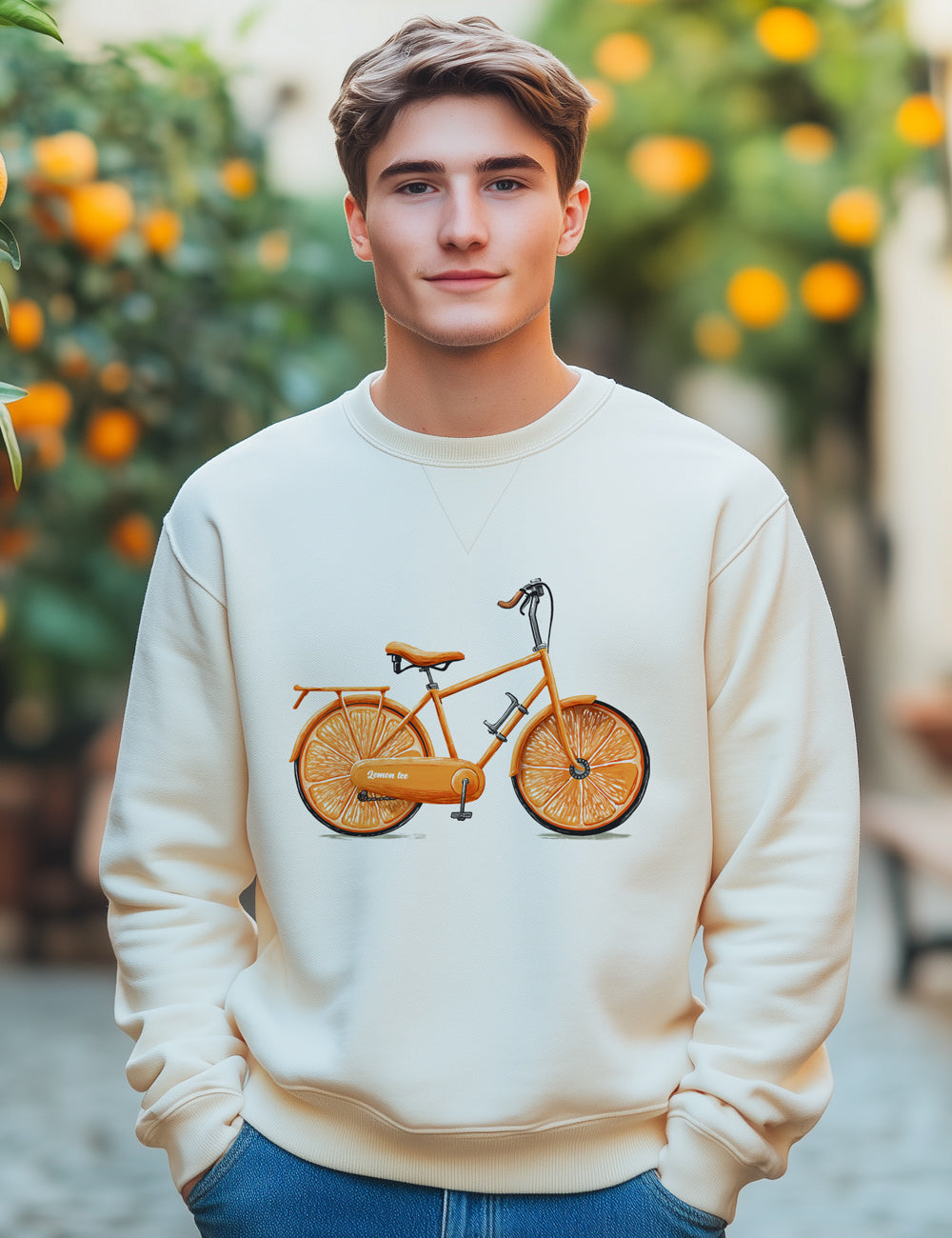 Sudadera Orange bike. L21s
