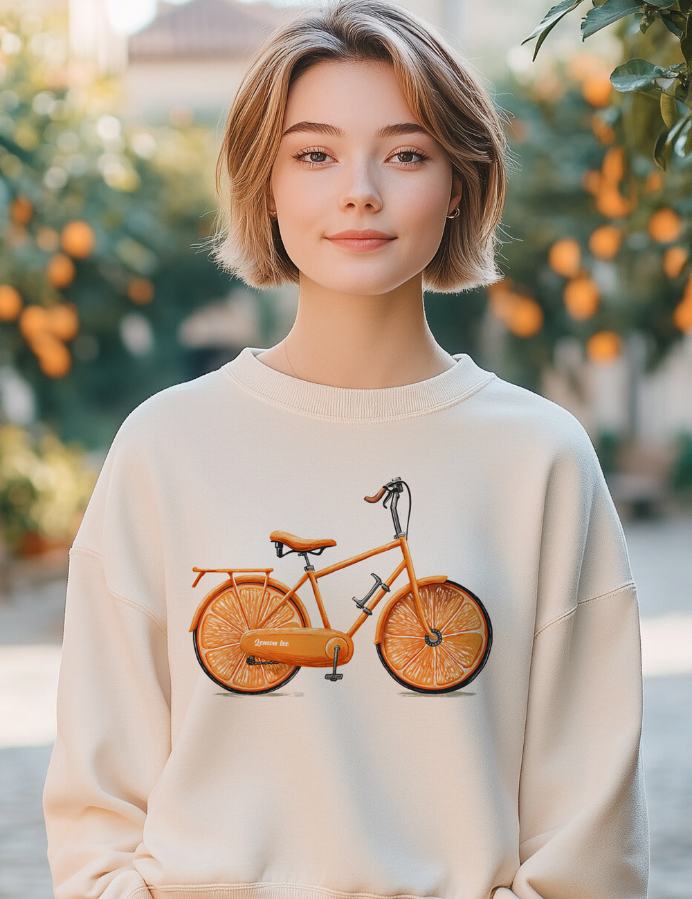 Sudadera Orange bike. L21s