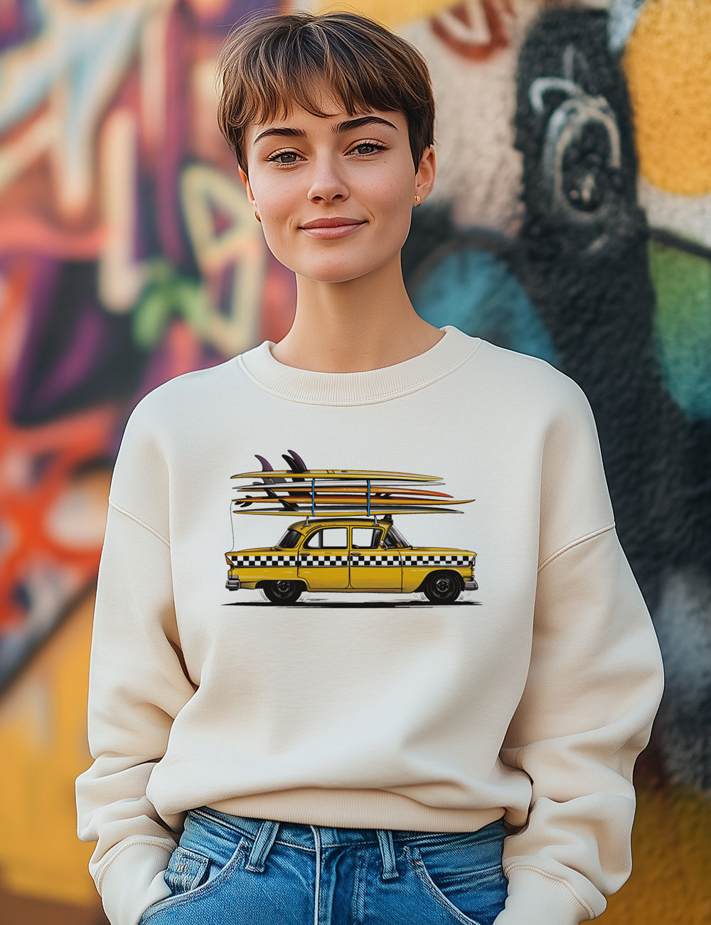 Sudadera Surfing in New York. L4s