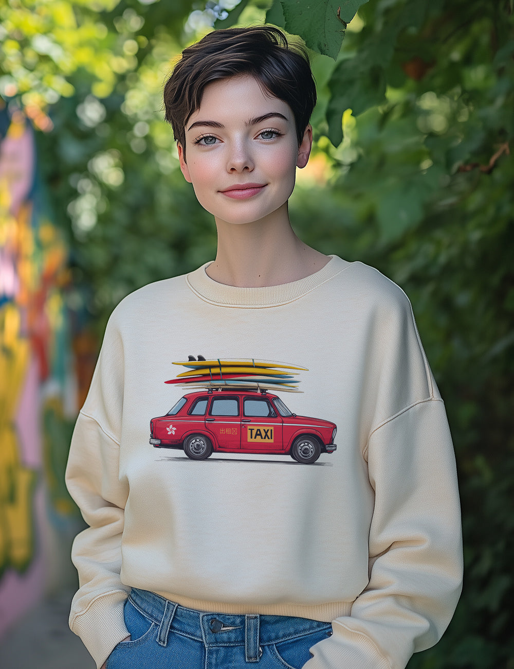 Sudadera Surfing in Hong-Kong. L7s