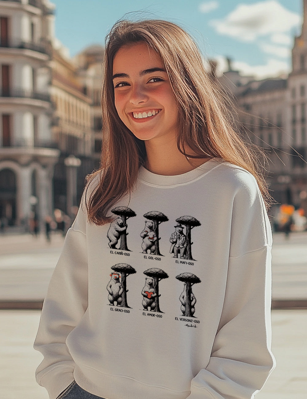 Sudadera Types of Bears.L 298s