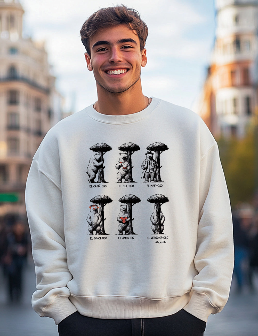 Sudadera Types of Bears.L 298s
