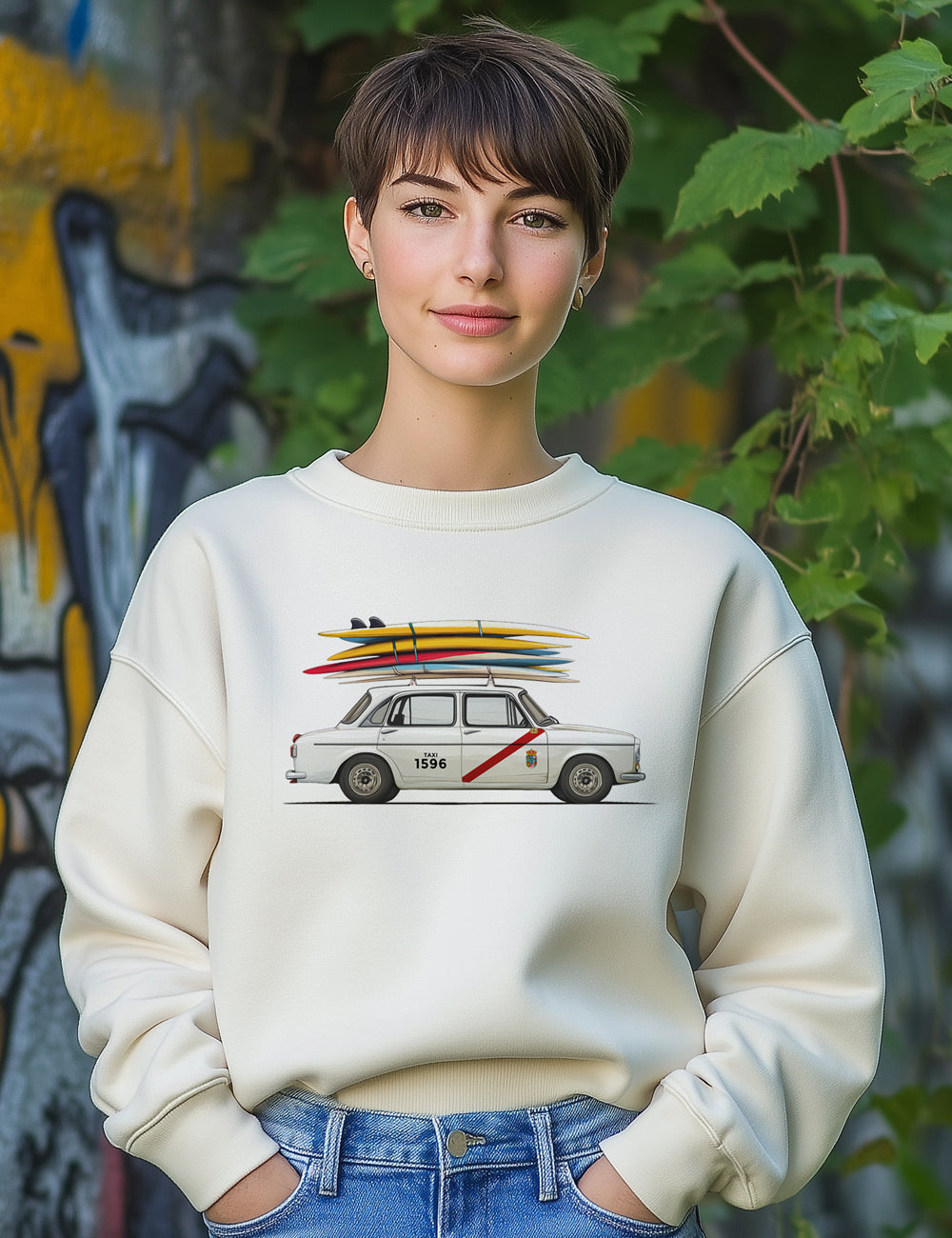 Sudadera Surfing in Madrid. L9s