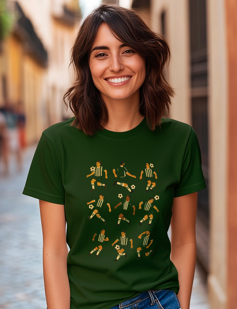Camiseta Verdiblanco. L 574