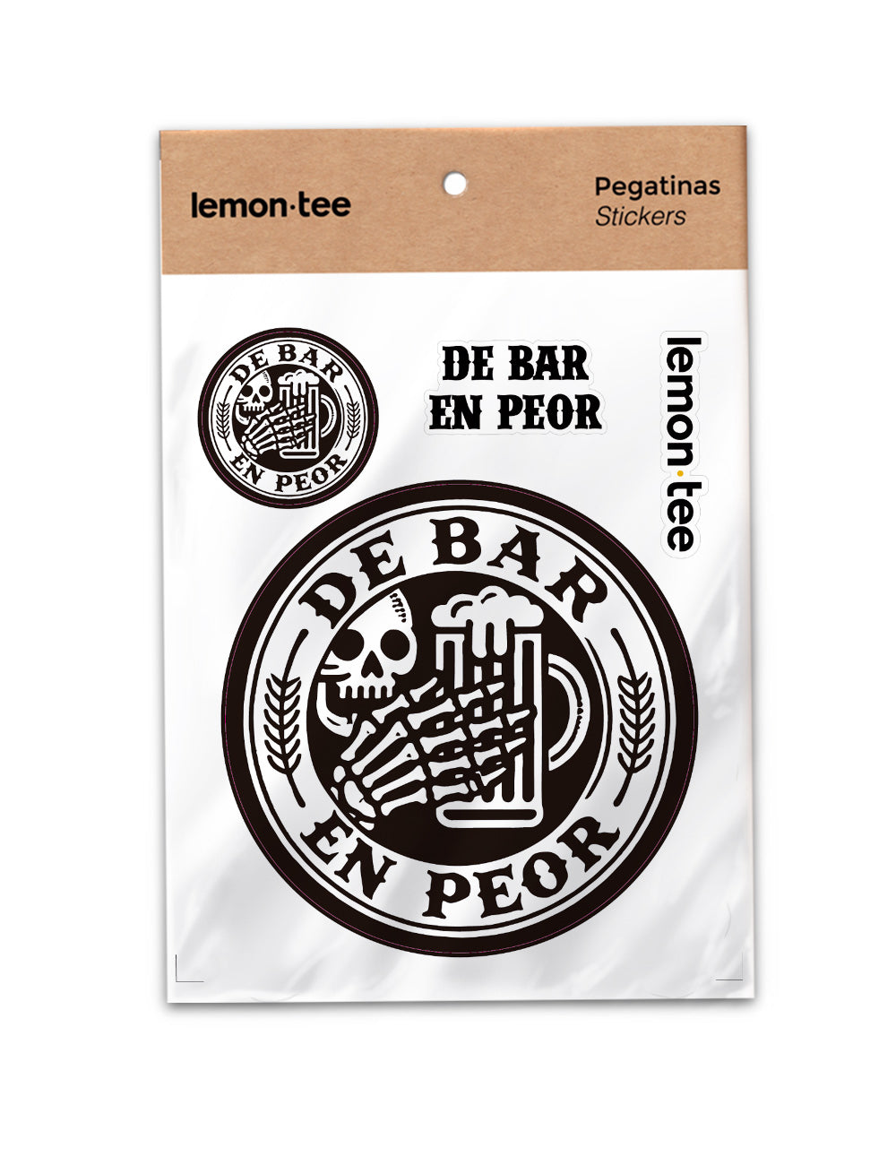 Sticket de Bar en Peor. L 274