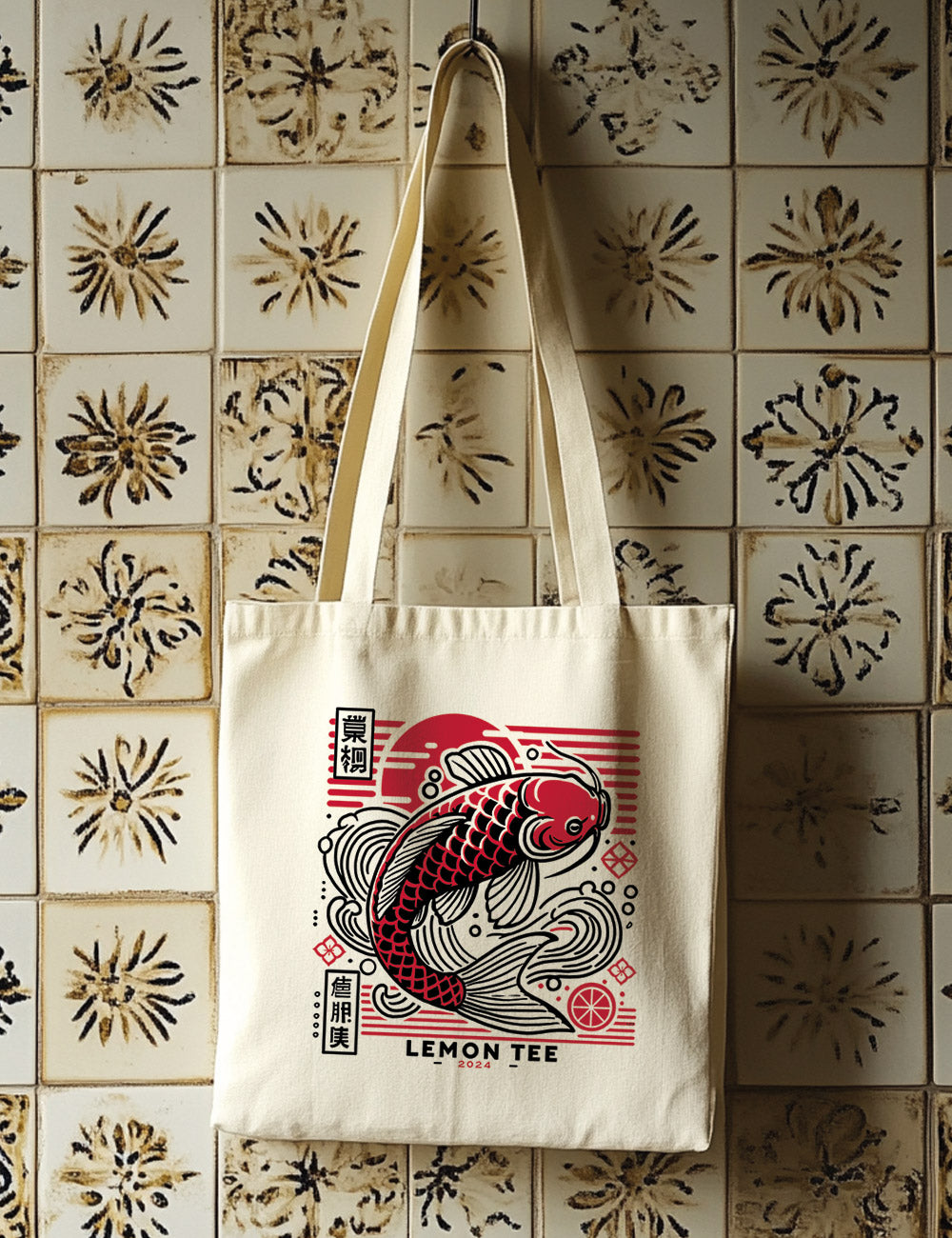 Bolsa de asas largas. Koi Spirit. L 213