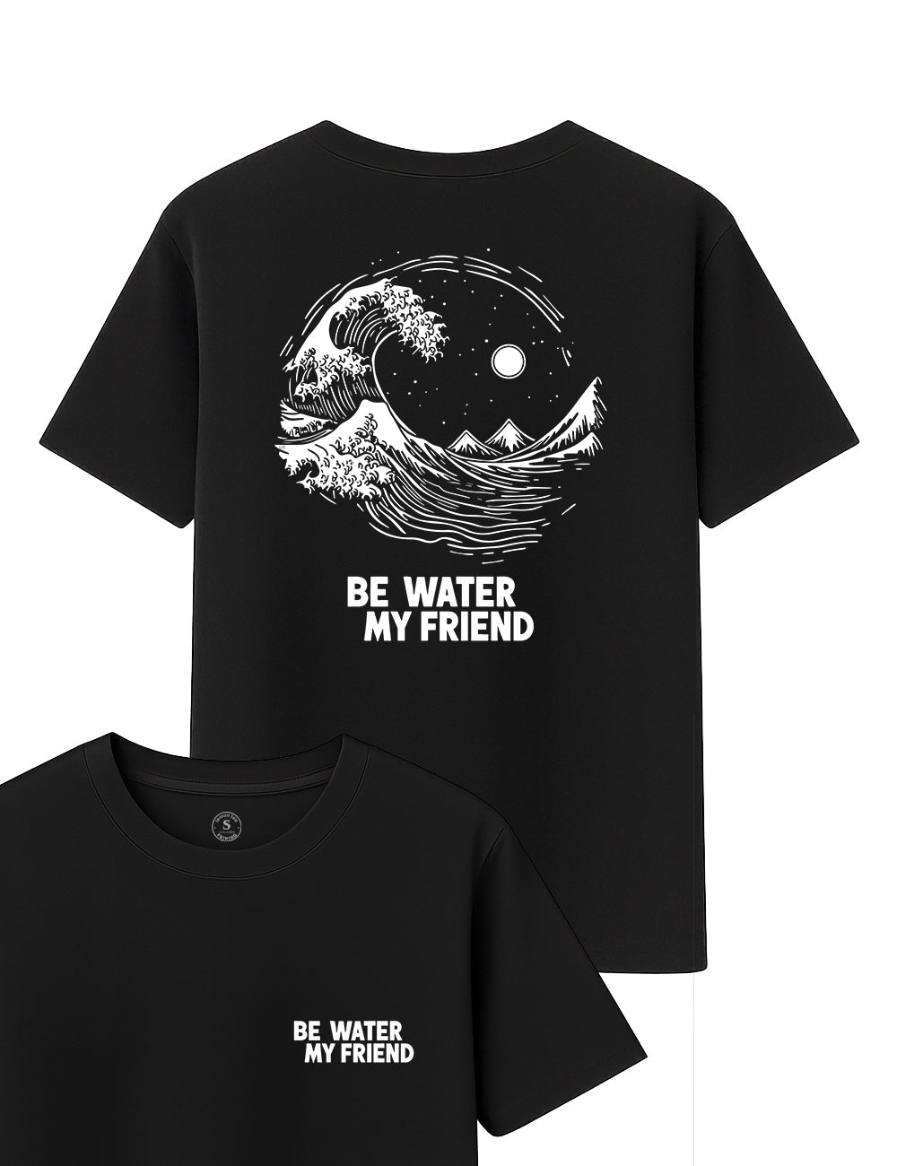 Camiseta Be water my friend. L 10