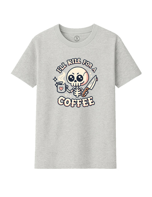 Camiseta  Kill for a coffee. L 105