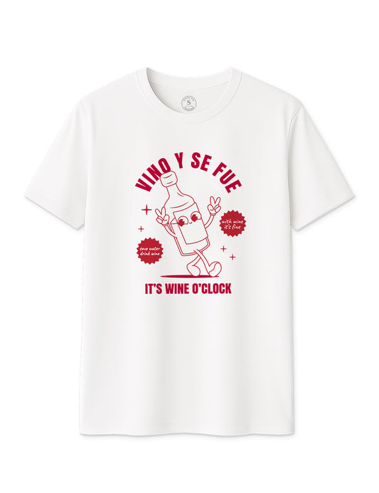 Camiseta Vino y se fue. L 115