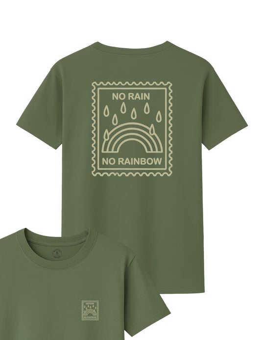 Camiseta  No rain, no raimbow. L 119
