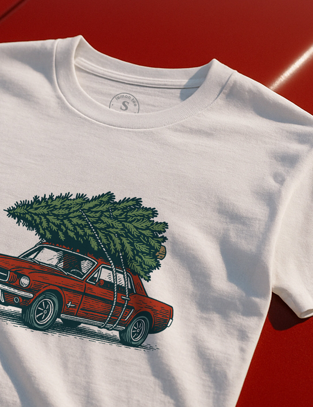 Camiseta The Mustang Christmas. L1318