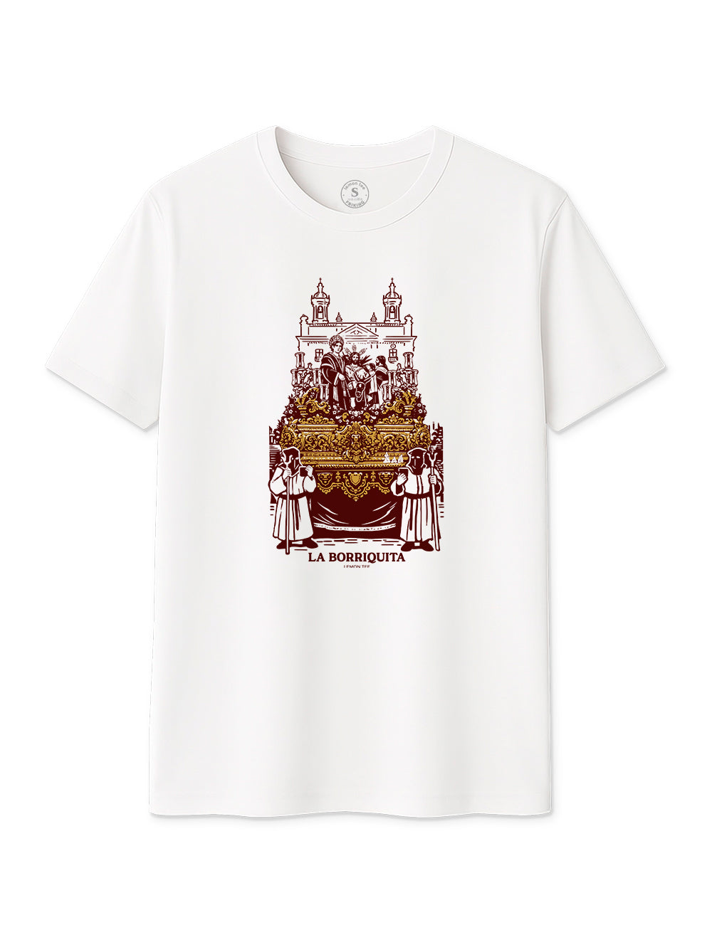 Camiseta La Borriquita minimalista SS. 2026. L 1409