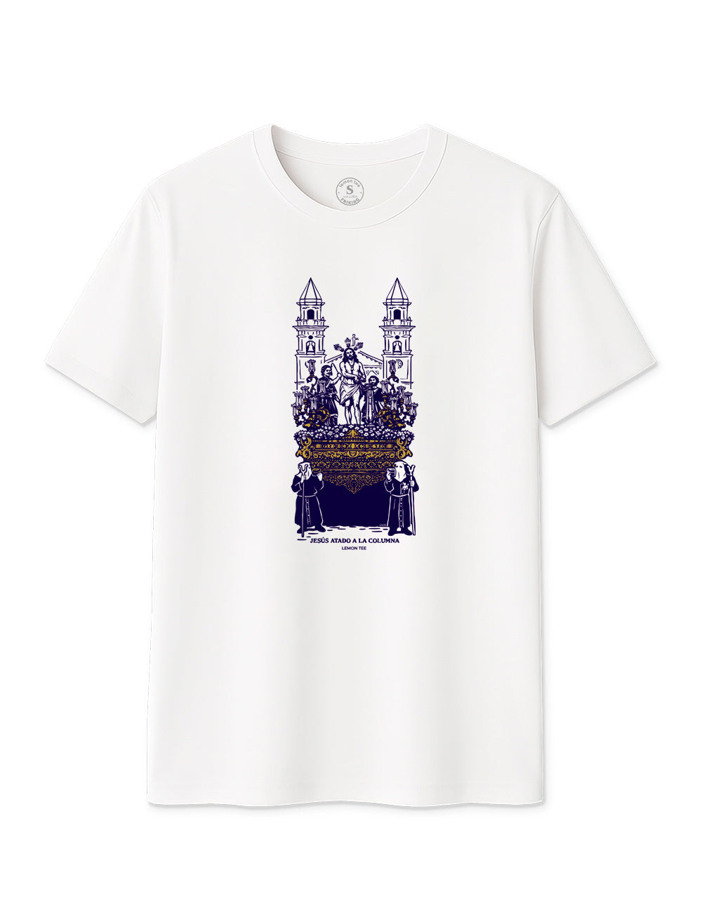 Camiseta Jesús Atado a La Columna SS. 2026. L 1434