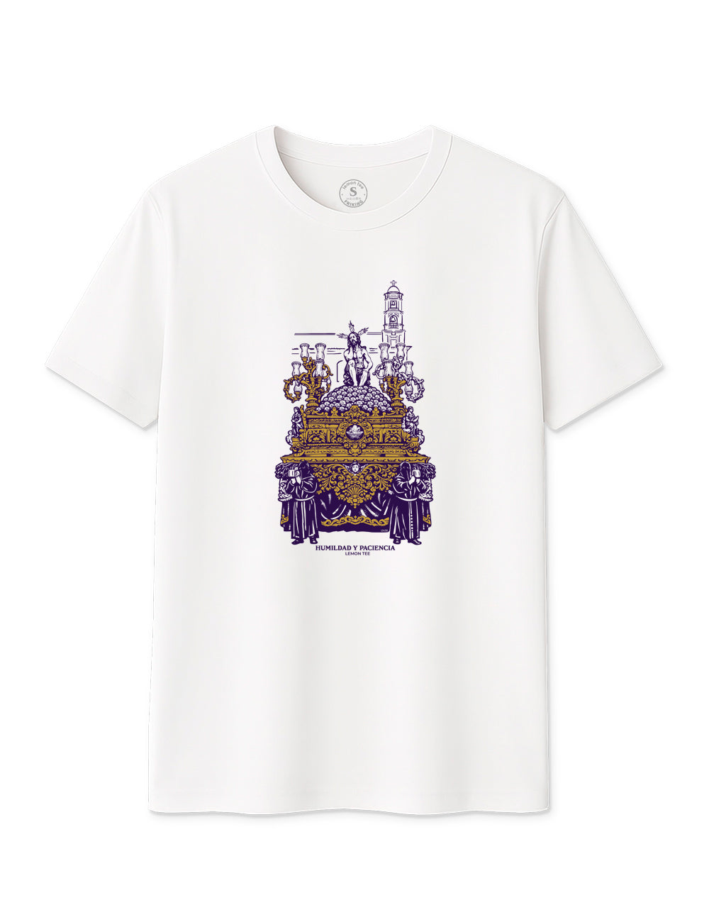 Camiseta Cristo Humildad y Paciencia SS. 2026. L 1436