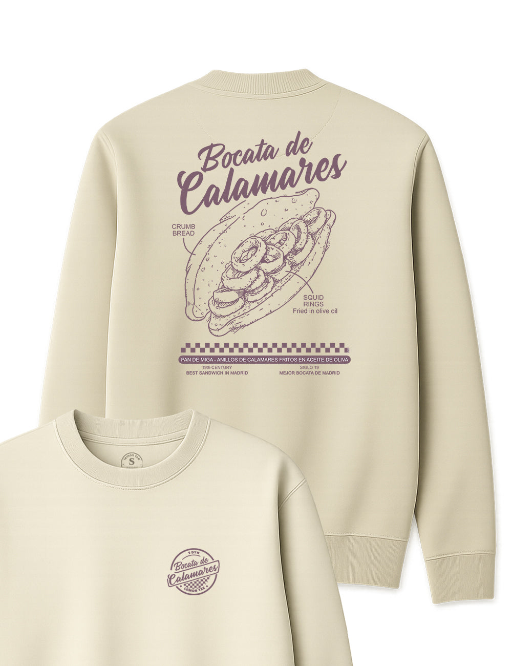 Sudadera Bocadillo de Calamares. L 155s