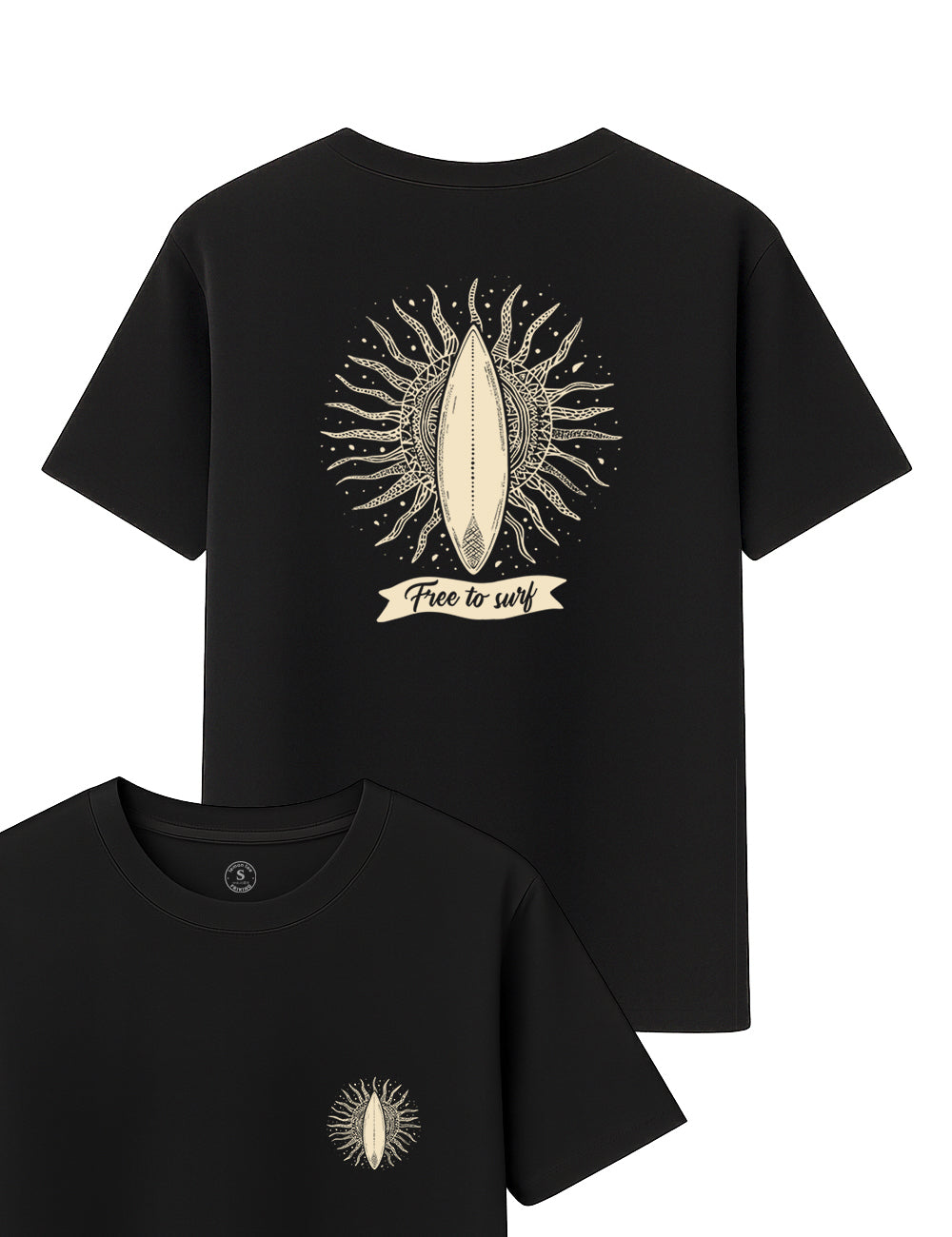 Camiseta  Free to surf. L 165