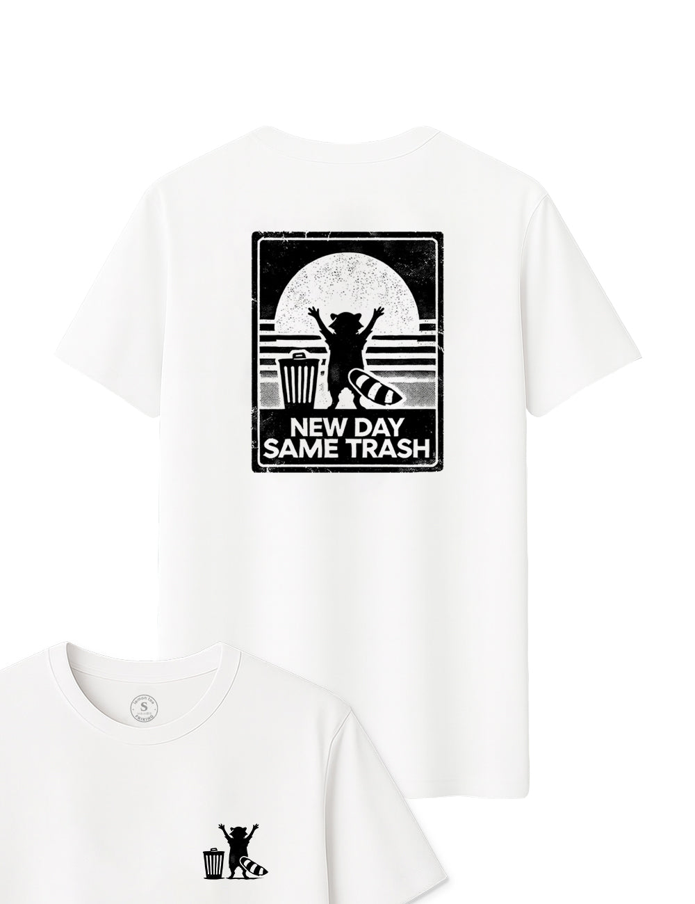 Camiseta  New day, same trash. L 166