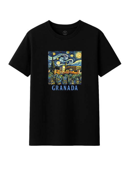 Camiseta  Granada Estrellada. L 217