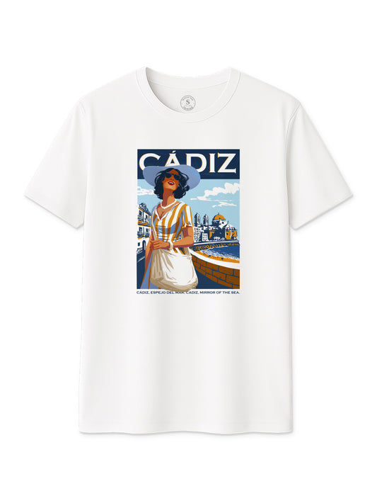 Camiseta  Cádiz mejor playa del mundo. L 242