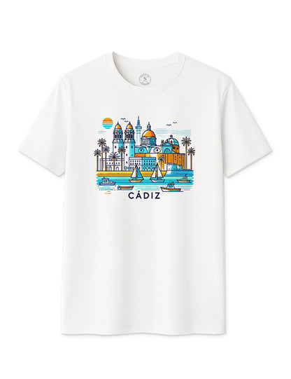 Camiseta  Cádiz Skyline. L 257
