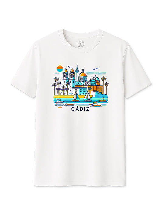 Camiseta  Cádiz Skyline. L 257