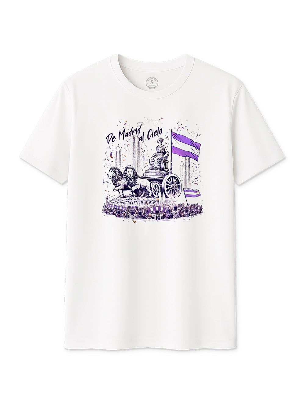 Camiseta  de Madrid al cielo. L 282
