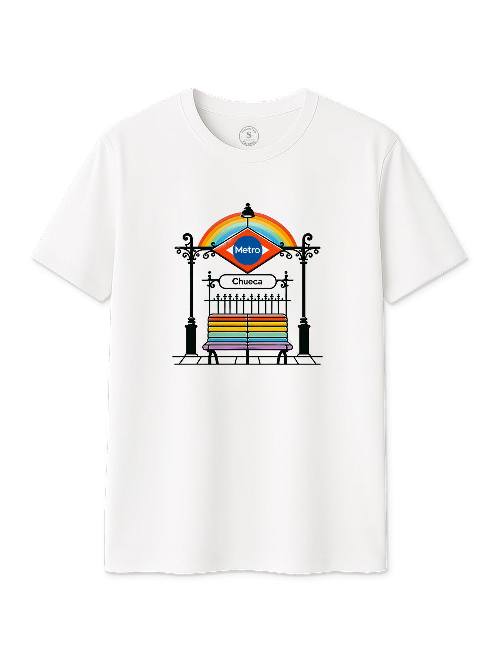 Camiseta Barrio Chueca. Metro. L 289
