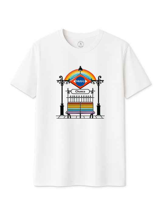 Camiseta Barrio Chueca. Metro. L 289