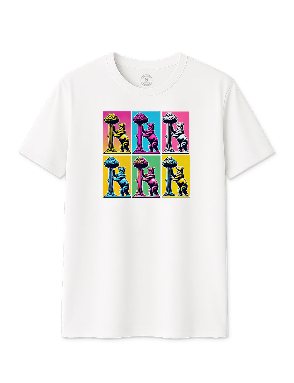 Camiseta  Pop art Bear. L 295