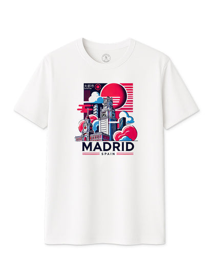 Camiseta Madrid Skyline. L 296