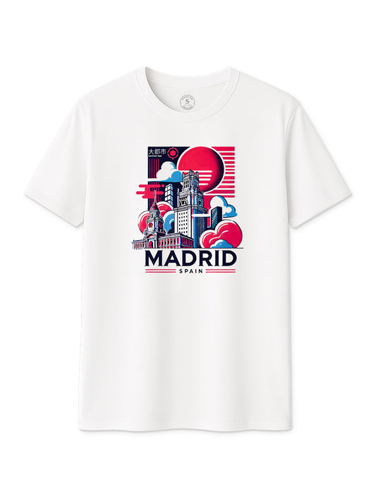 Camiseta Madrid Skyline. L 296