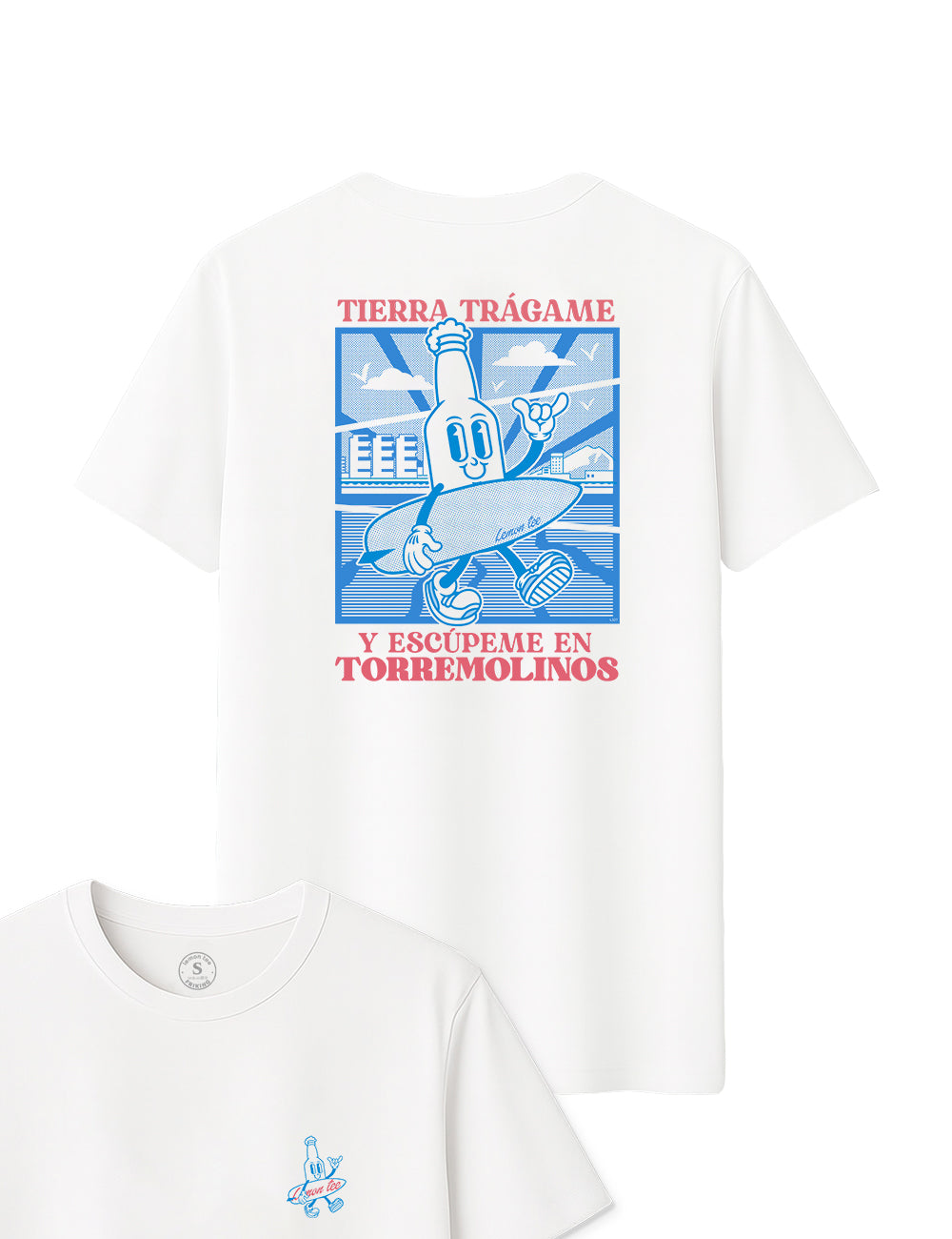 Camiseta  Tierra trágame y escúpeme en Torremolinos . L 327