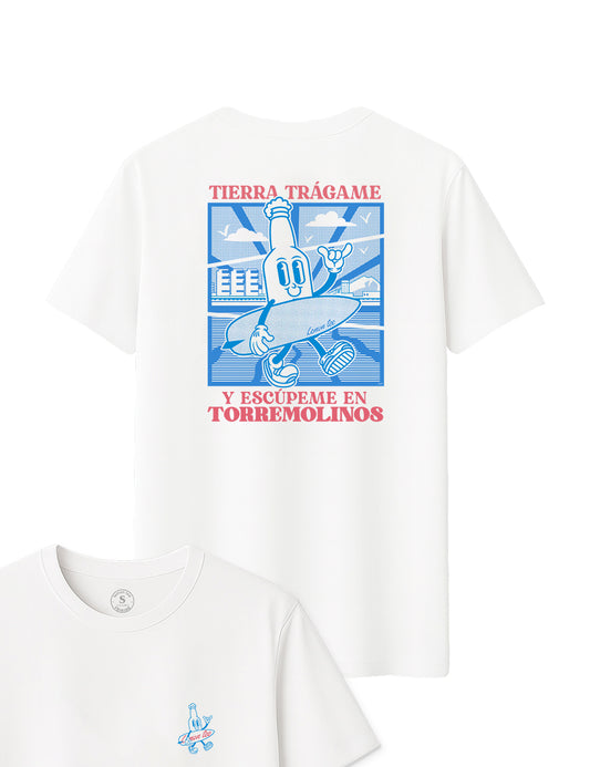 Camiseta  Tierra trágame y escúpeme en Torremolinos . L 327