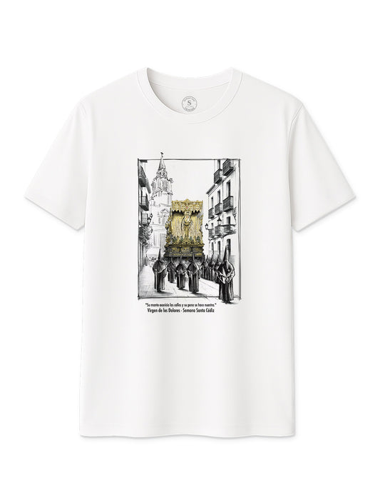 Camiseta Virgen de los Dolores. Cádiz. L 390