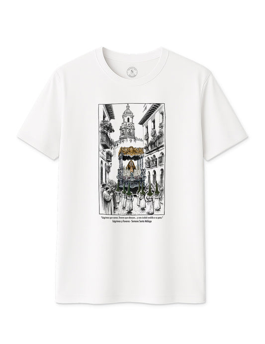 Camiseta Lágrimas y favores. Málaga. L 400