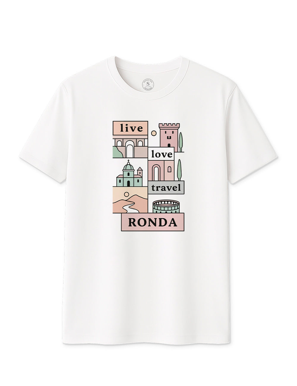 Camiseta Live love travel Ronda. L 405
