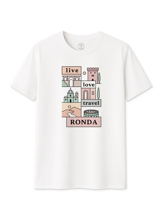 Camiseta Live love travel Ronda. L 405