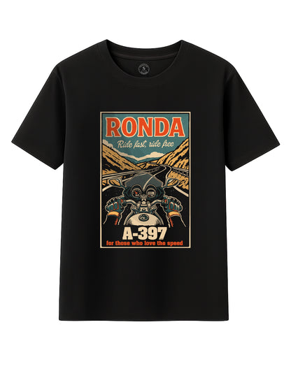 Camiseta Ride fast, ride free. Ronda. L 420