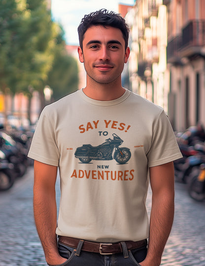 Camiseta Say yes!. L 444