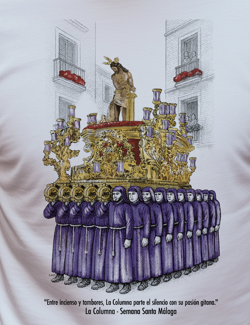 Camiseta La Columna. Málaga. L 455