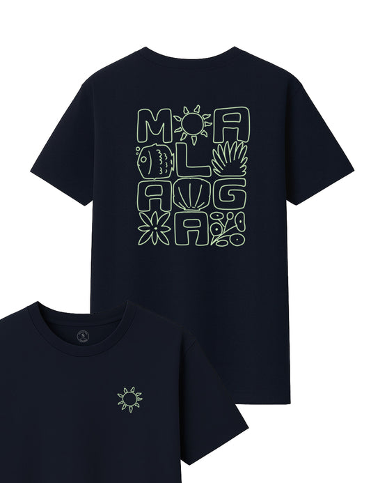 Camiseta Málaga Vibes. L 46