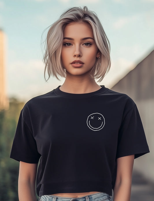 Camiseta Crop Nada puede malir sal